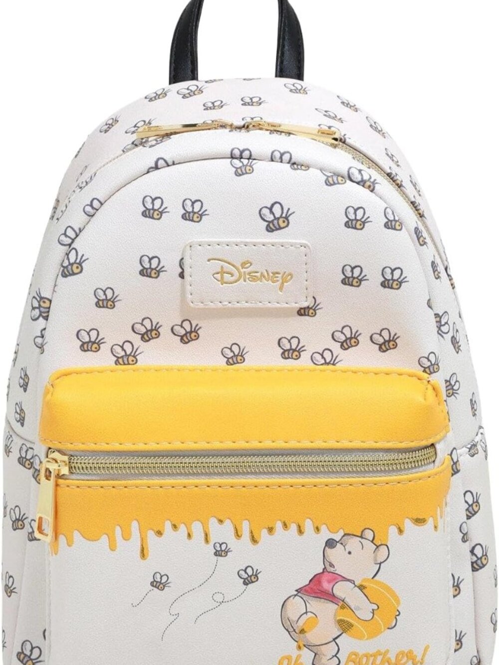 Hot Topic Excl Loungefly Disney Winnie The Pooh Bees Honey Mini Backpack